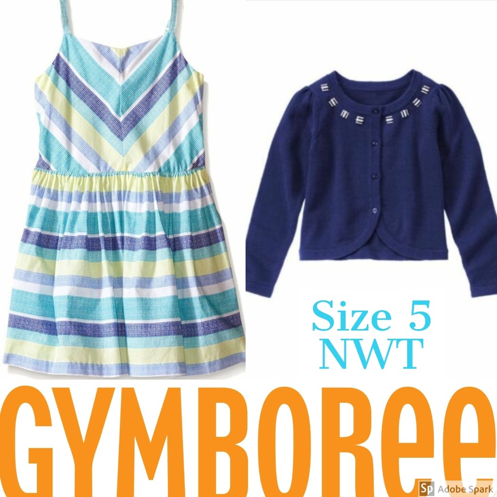 Gymboree Sun Dress Cardigan Sweater Bundle Lot 5